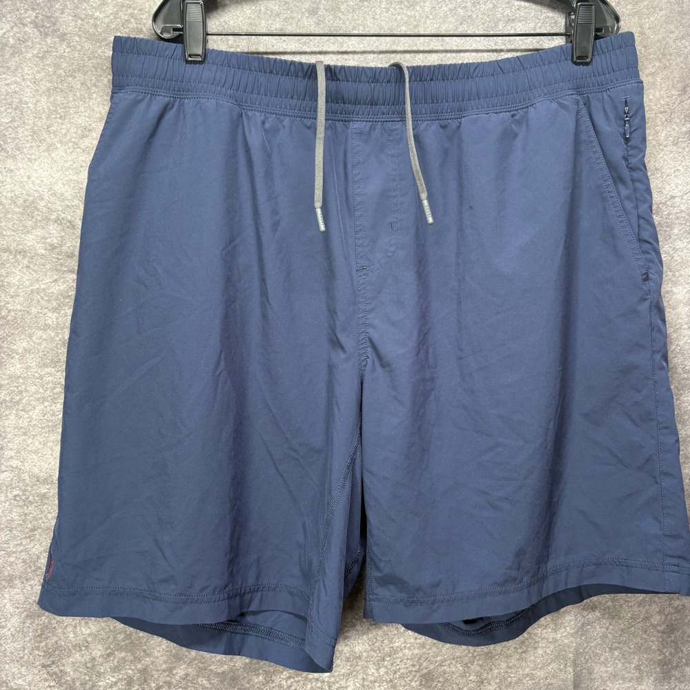 Rhone Mako Unlined Athletic Shorts Men's Size XXL Navy Blue 9" Inseam